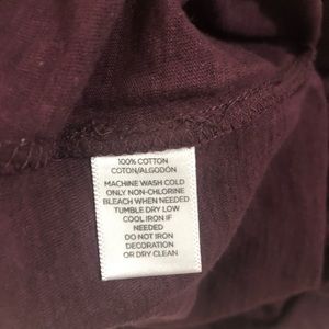 LOFT Tops - Loft maroon cold shoulder top LOFT Tops - Loft maroon cold shoulder top